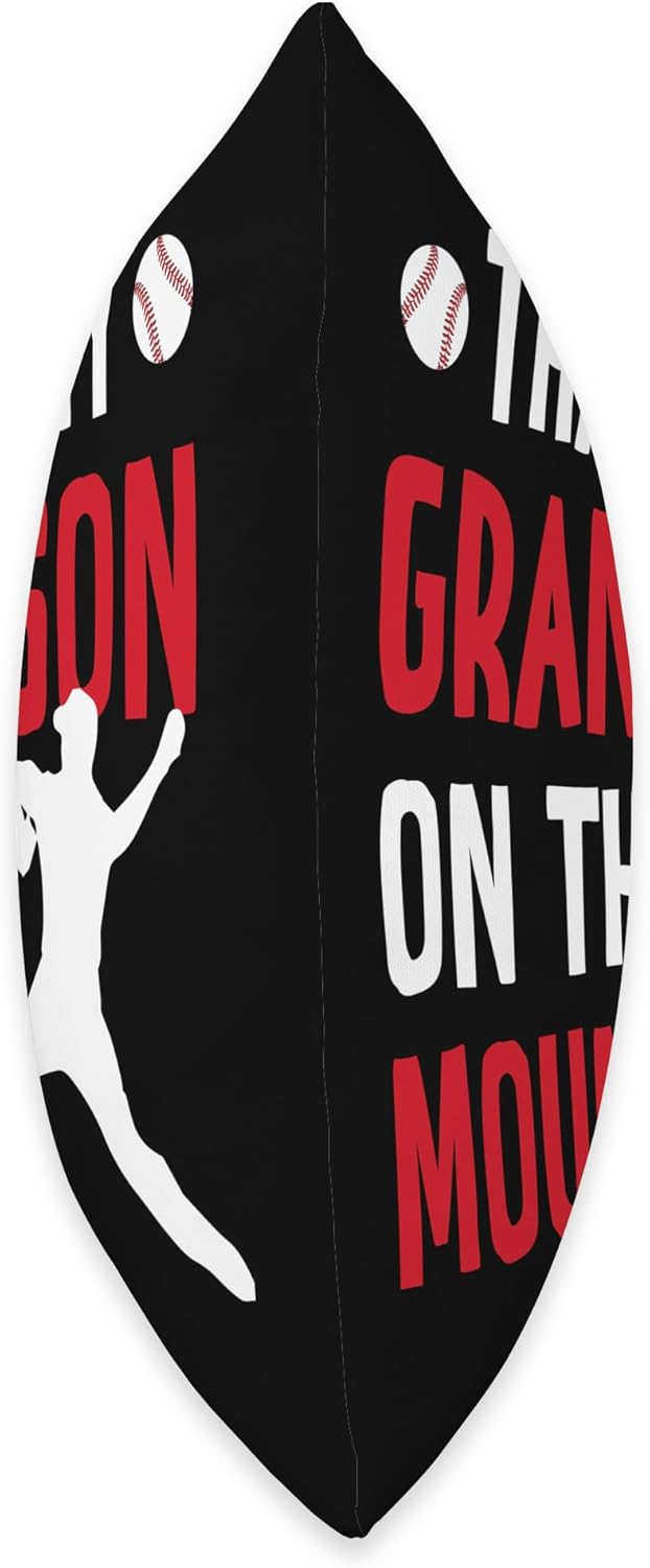 Proud Baseball Pitcher Grandma Throw Pillow 1