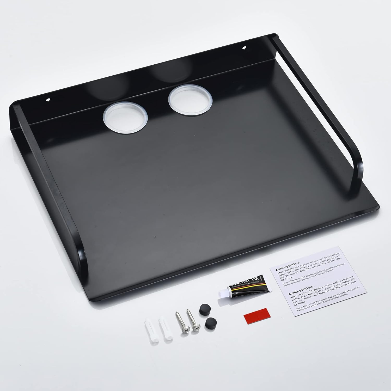 Floating Shelves for AV Devices - 2PCS Metal Mount Shelf