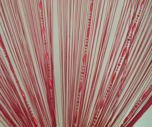 Tangpan Dew Drop Beaded Door Curtain Divider Wine