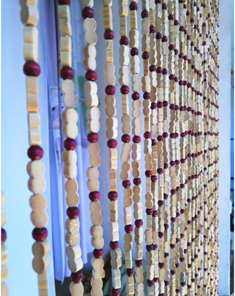 31 35 Strands Wooden Beaded Door Curtain