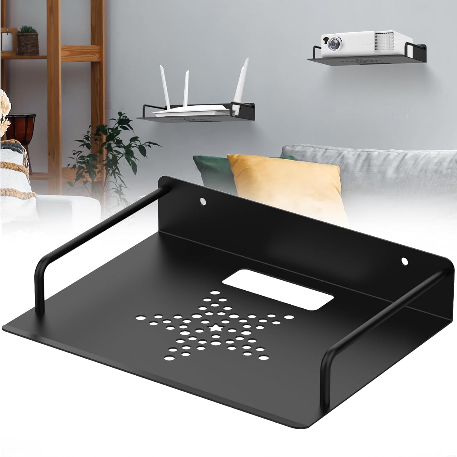 Floating Shelf For Projector And Electronics