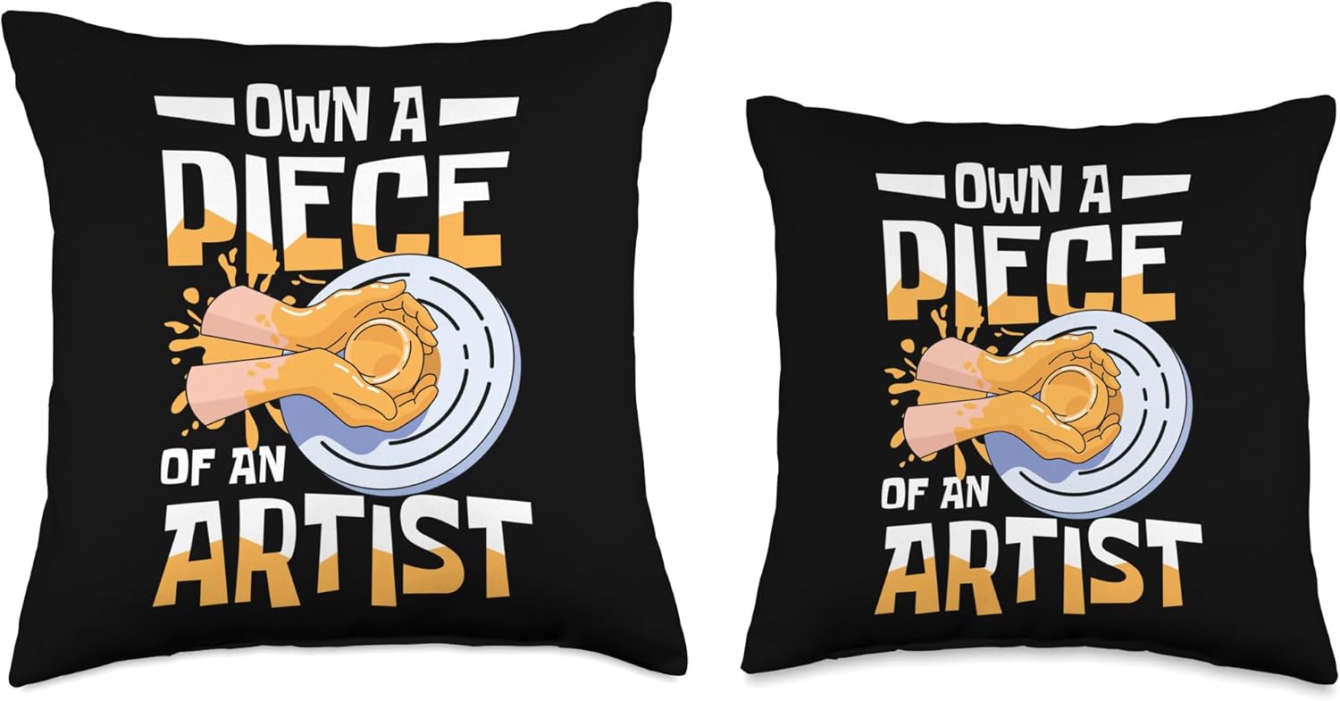 Pottery Clay Ceramics Throw Pillow Craft
