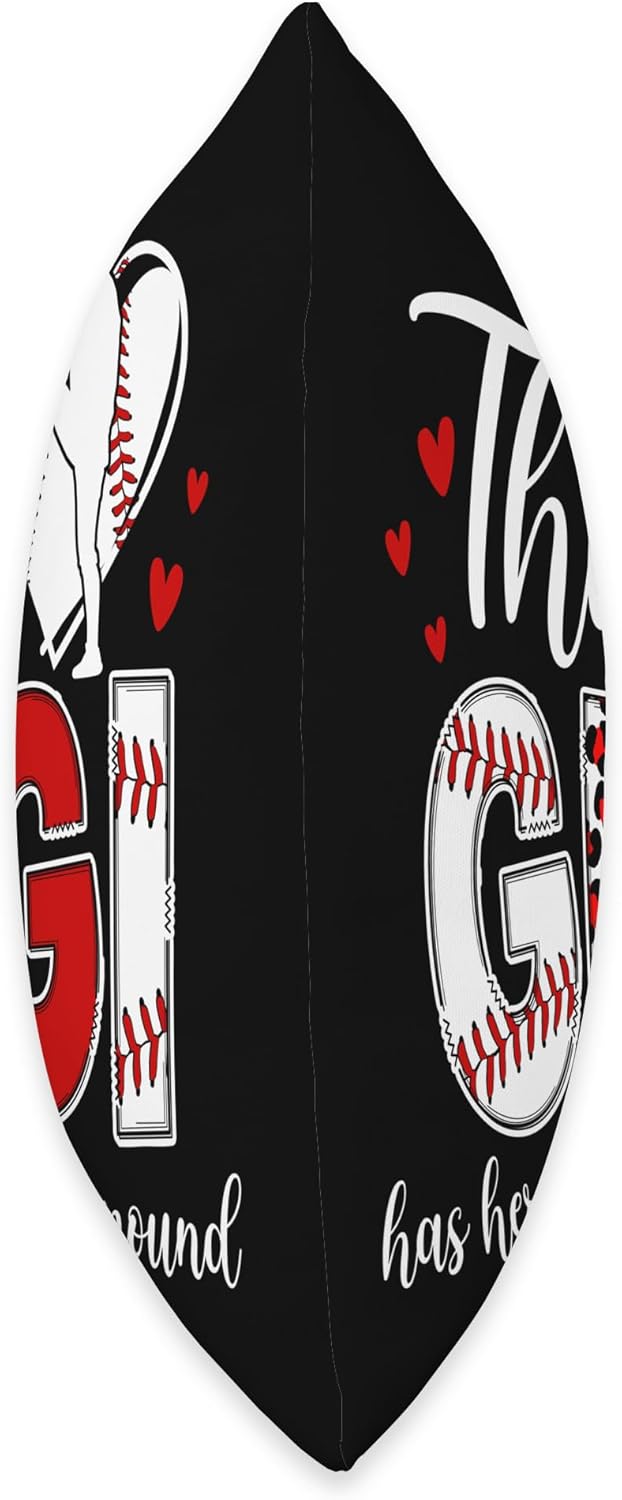 Proud Baseball Pitcher Gigi Throw Pillow