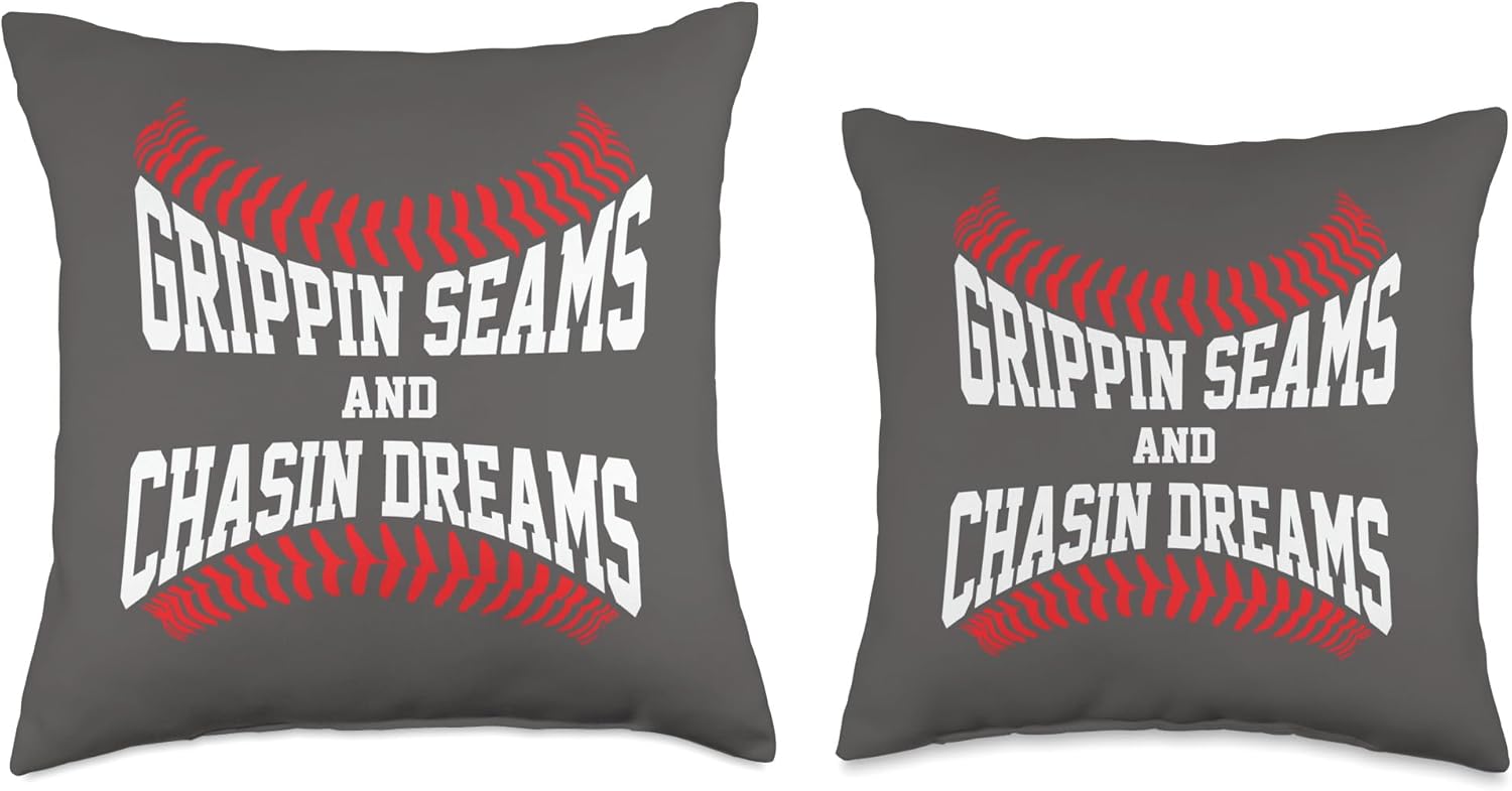 Baseball Pitcher Saying Throw Pillow