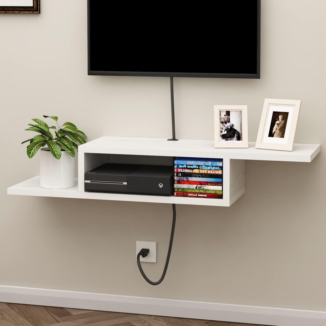 ChooChoo Floating TV Stand Shelf Wall Mount Entertainment Center