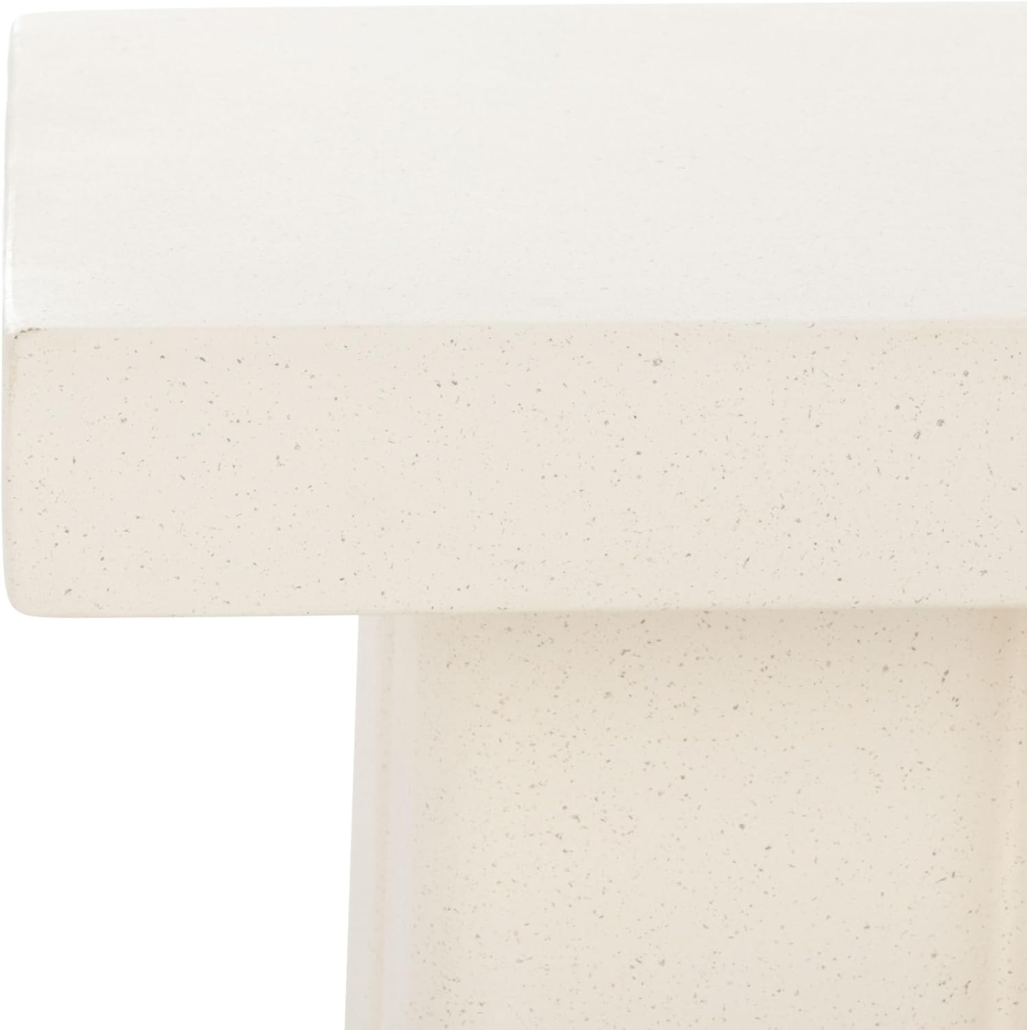 SAFAVIEH Oaklyn White Square Top Pedestal Accent Table