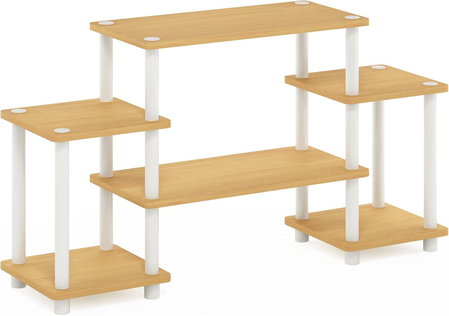 Furinno Turn-N-Tube TV Stand No Tools Square Corner