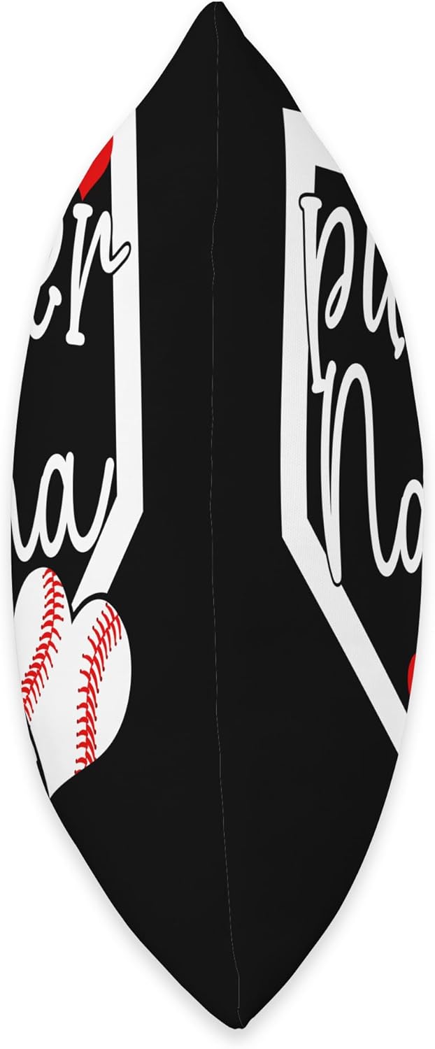 Baseball Pitcher Nana Grandma Mothers Day Throw Pillow
