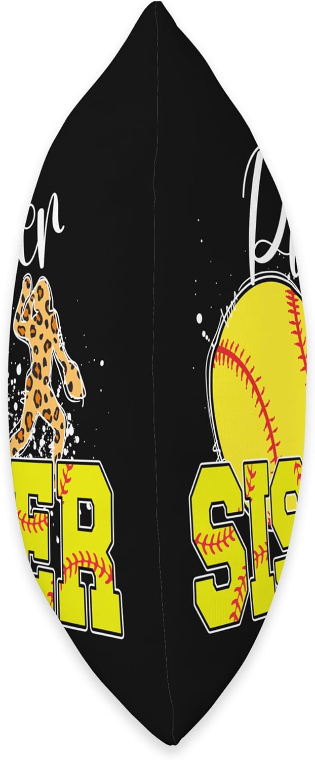 Softball Pitcher Sister Throw Pillow