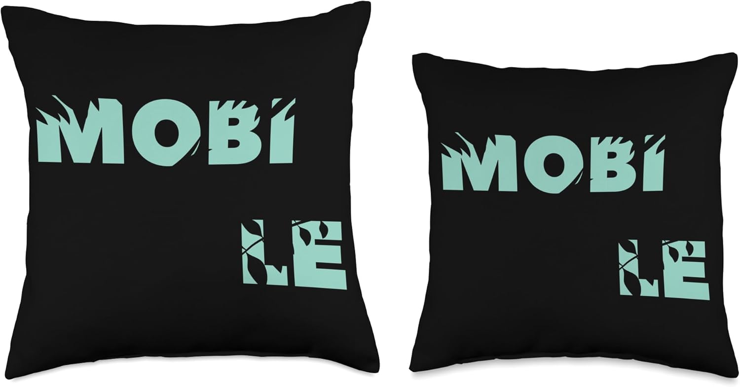 Floral Summer Mobile Throw Pillow For Men Women
