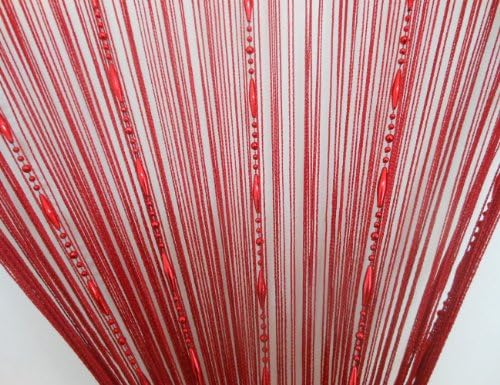 Tangpan Dew Drop Beaded Door Curtain Divider Wine