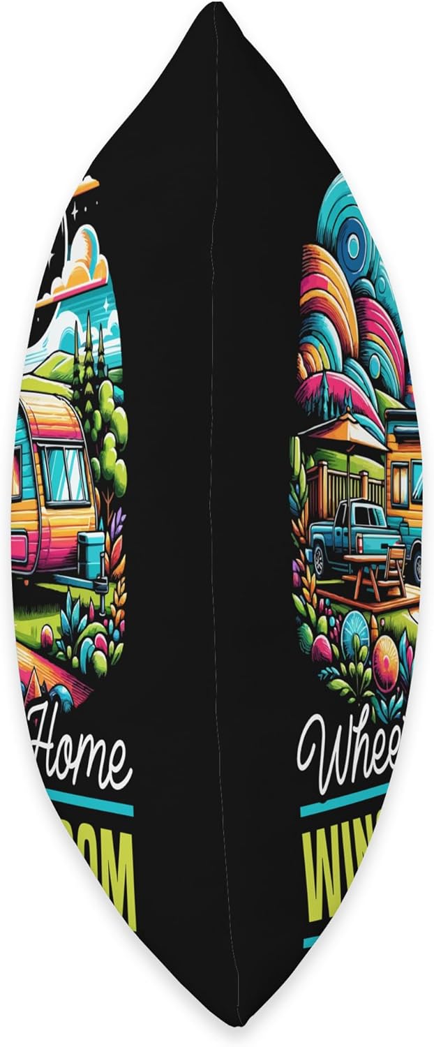 Mobile Home Decor Throw Pillow for Motorhome Trailers