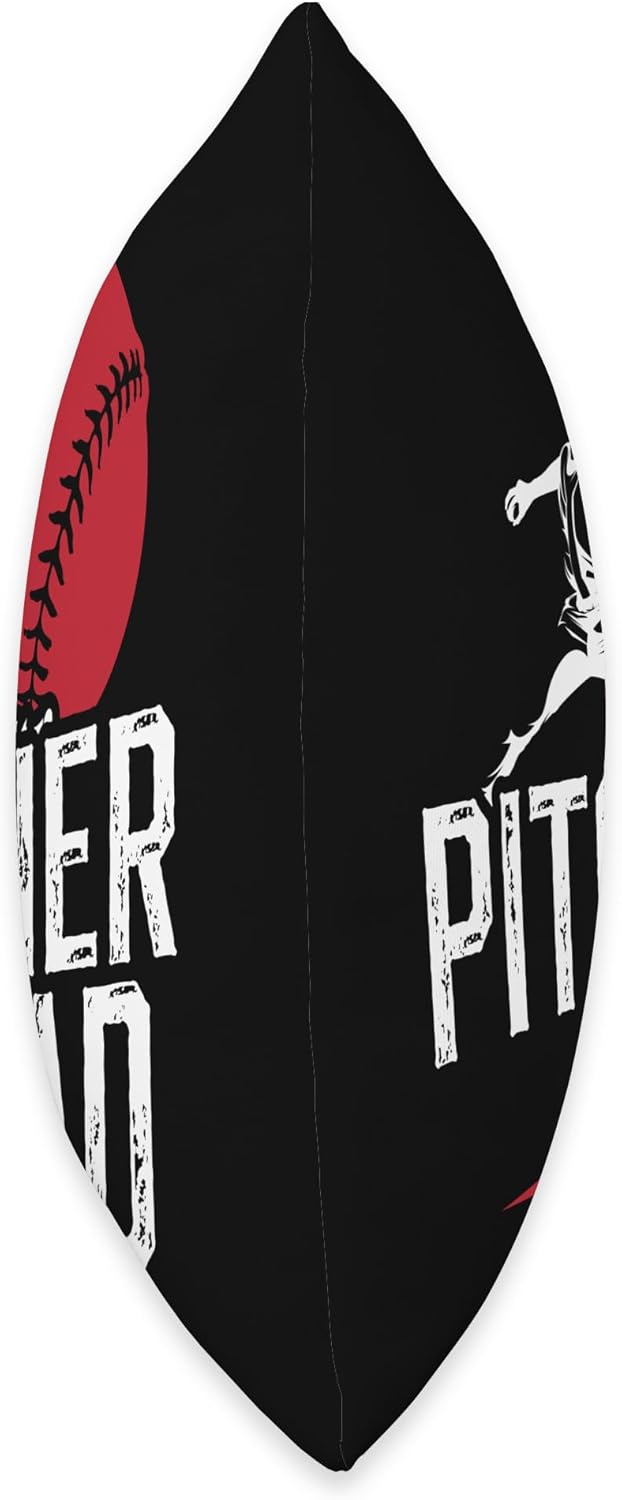 Baseball Pitcher Dad Fathers Day Throw Pillow 1