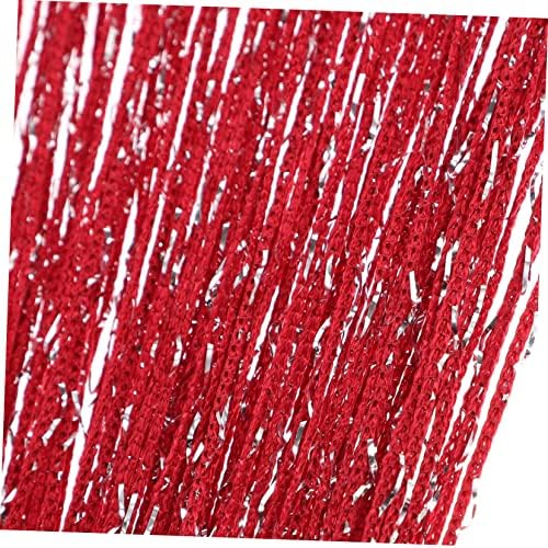 Silver Thread Screen Curtain for Doorway Room Divider Boho Decor