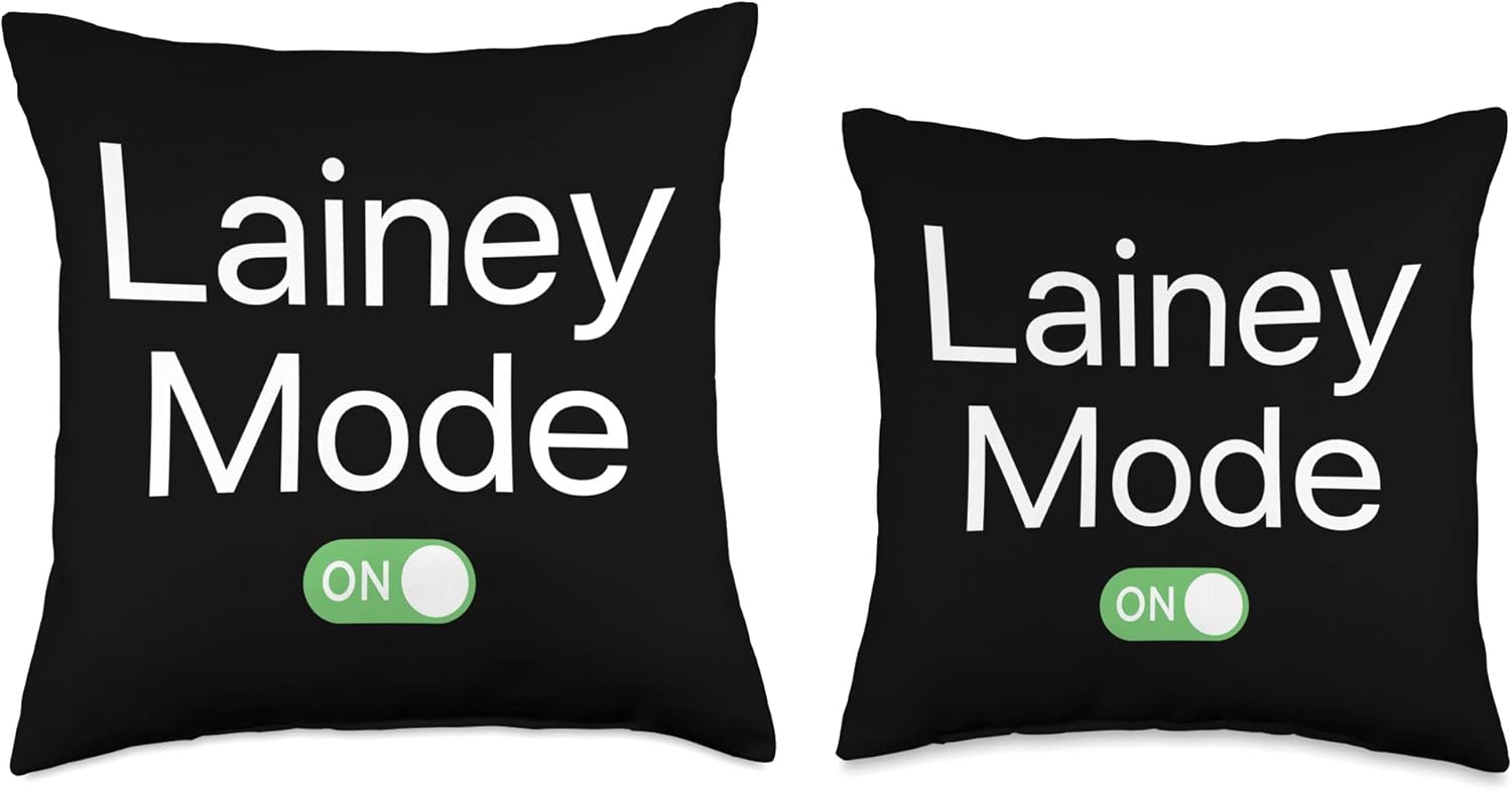 Lainey First Name Smartphone Design Throw Pillow