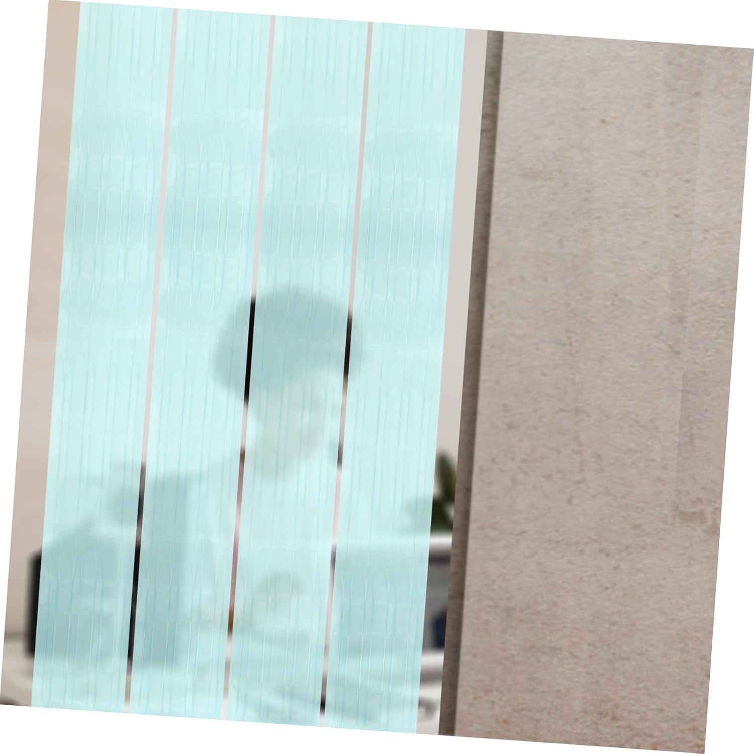 1set Transparent PVC Door Curtain for Home and Commercial Use