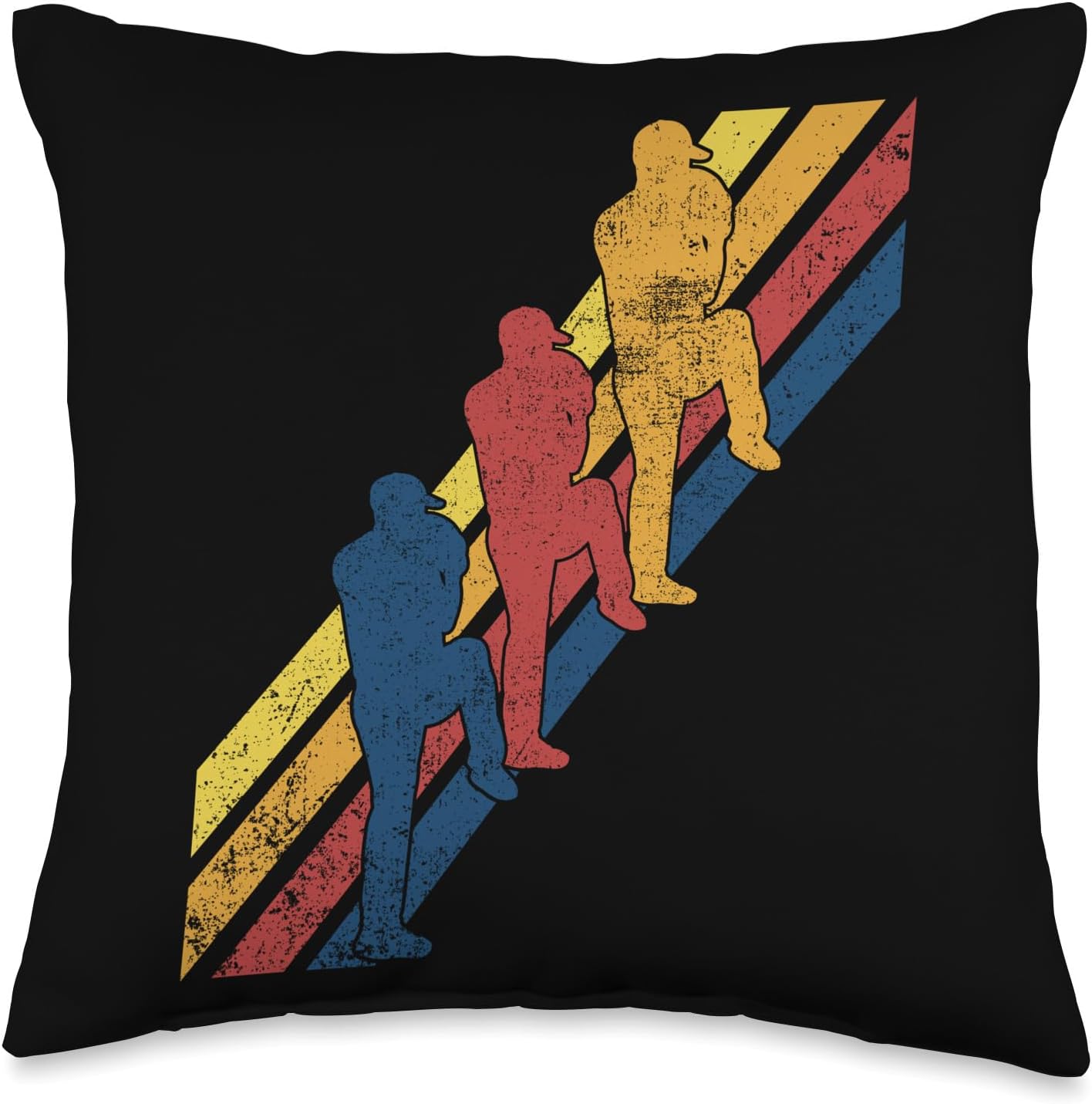 Baseball Pitcher Throw Pillow for Baseball Fans