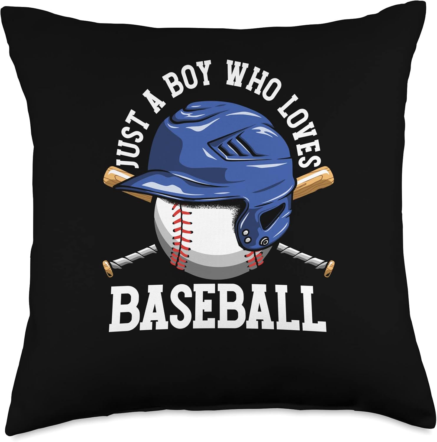 Baseball Catcher Pitcher Throw Pillow for Boys