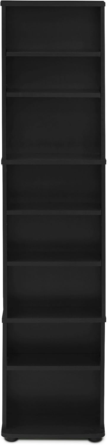 Furinno Jaya Space Saving Storage Tower Espresso