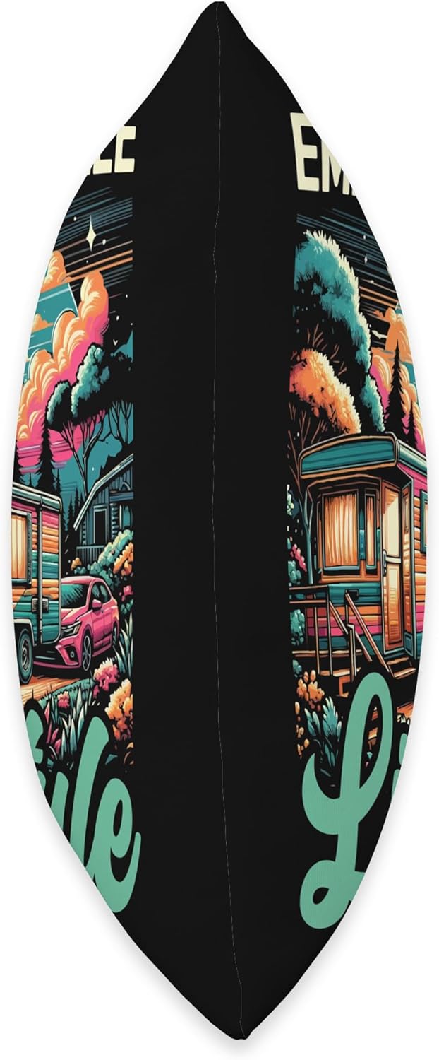 Mobile Home Throw Pillow for Motorhome Living