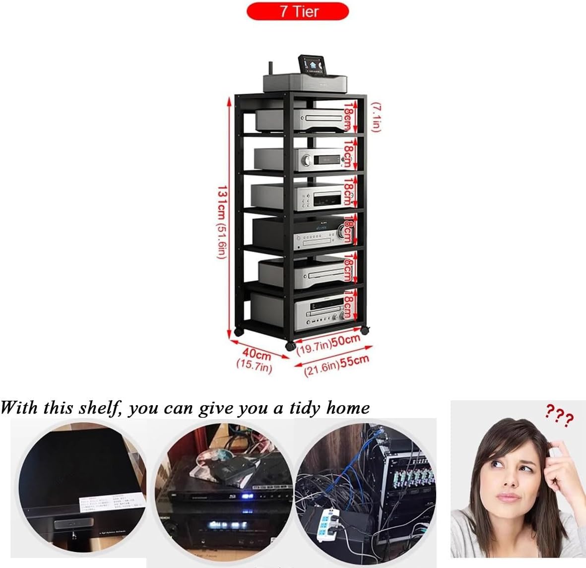 Multifunctional Media Stand for Home Office Theater