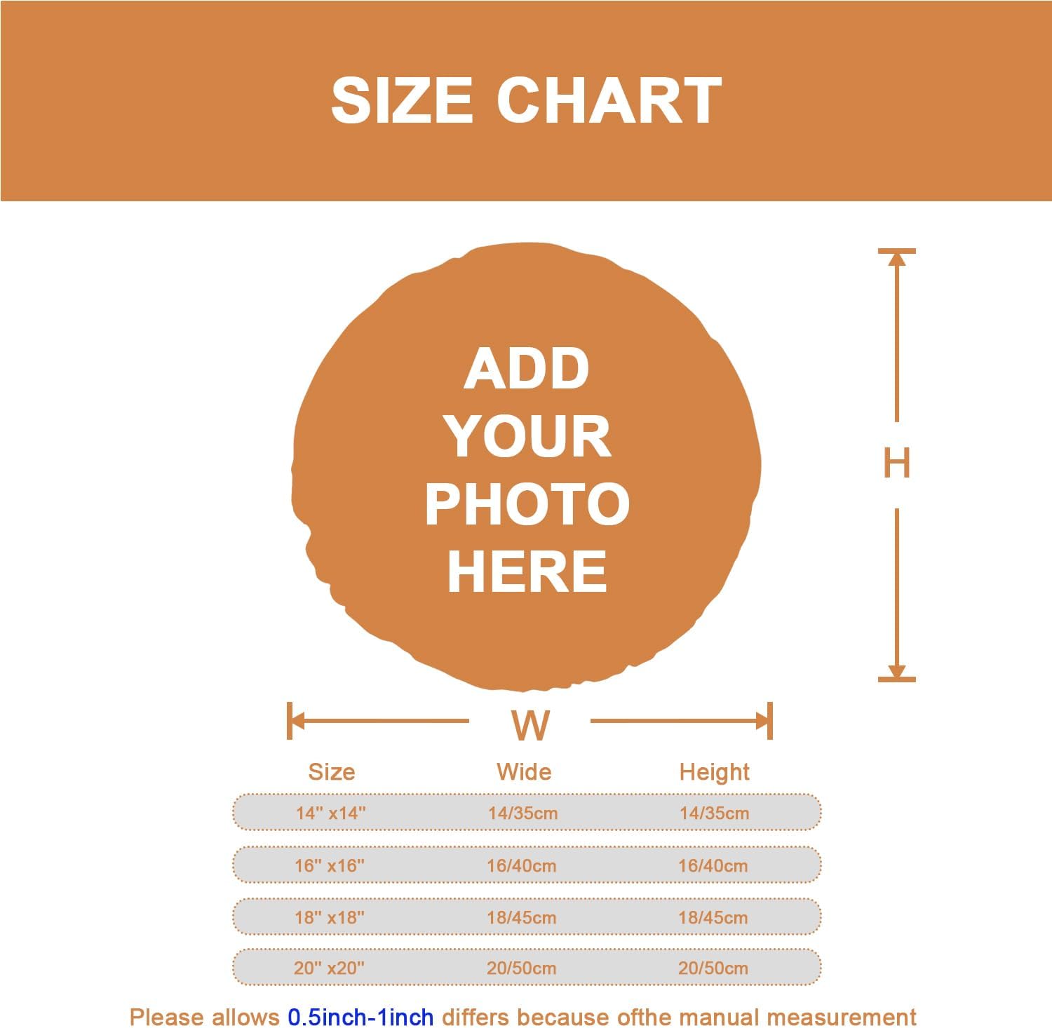 Custom Pillows with Picture 16x16 Personalized Throw Pillow Cover for Couples Family Friends