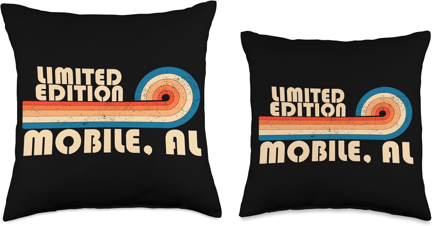 City Pride Hometown Retro Vintage Throw Pillow
