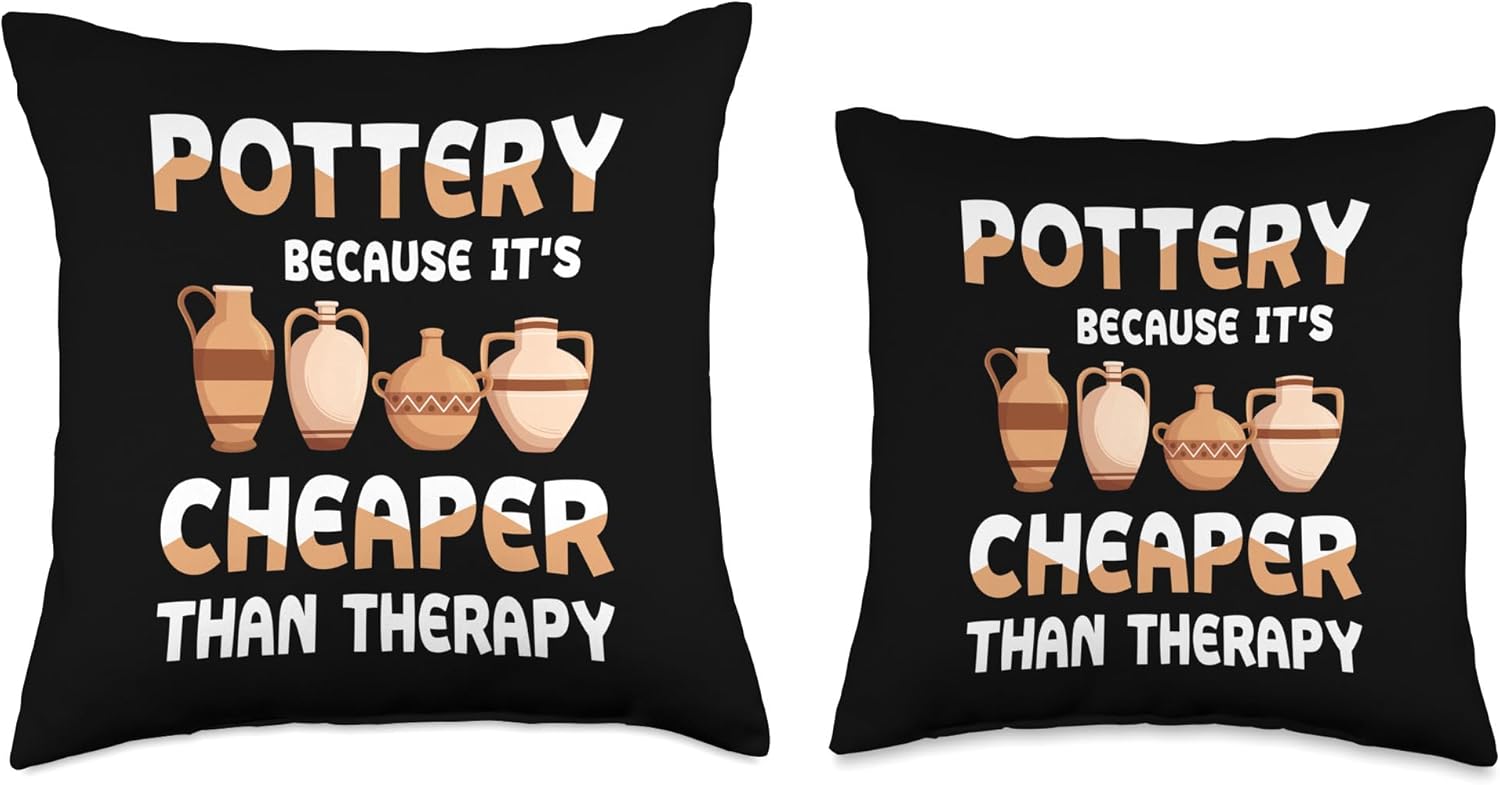 Pottery Clay Ceramics Clay Pitcher Craft Throw Pillow 18x18