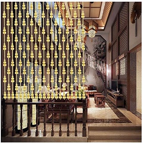 OKUOKA 31 Strands Wooden Beaded Curtain for Doorways