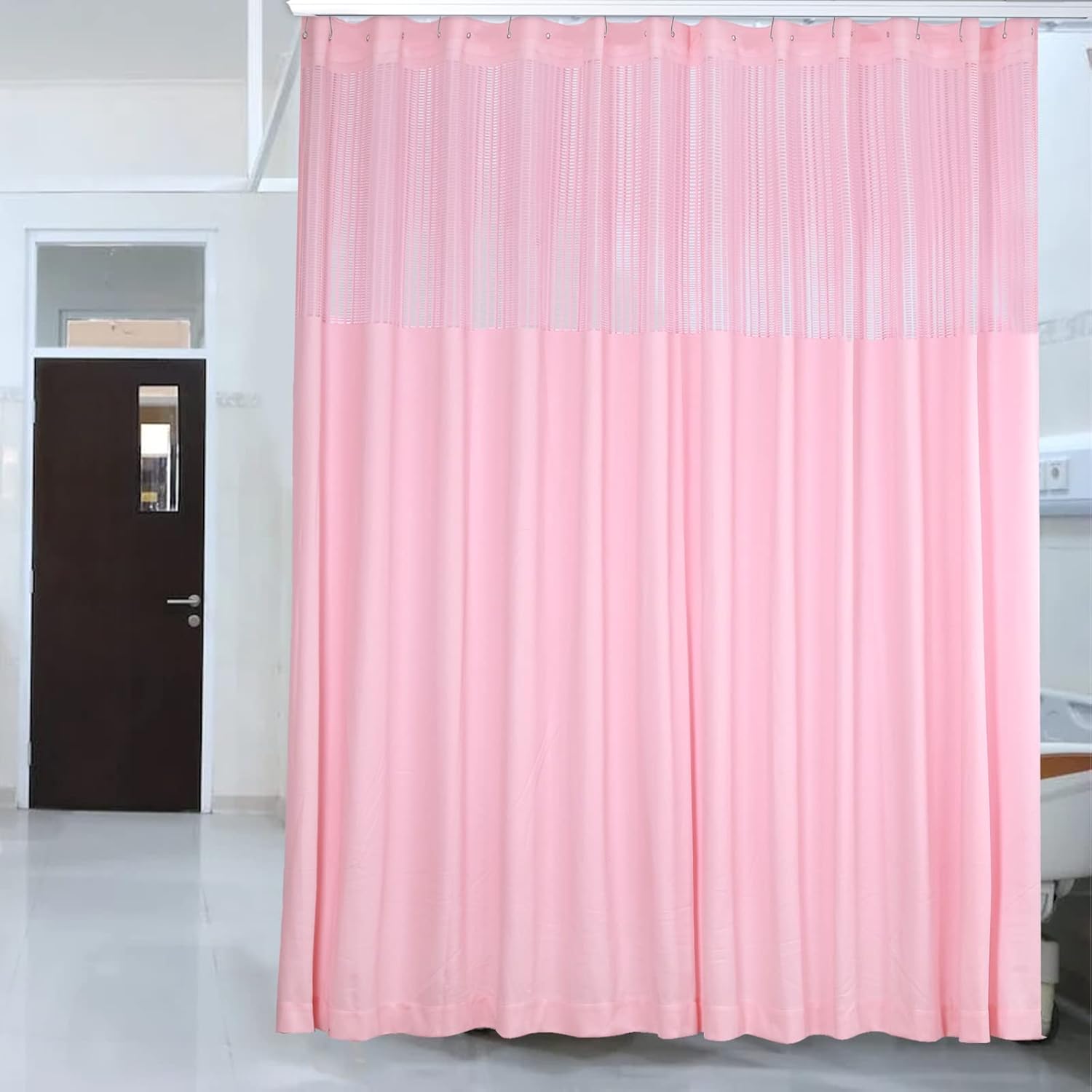 ACNAO Room Divider Curtains 12ft x 8ft Pink