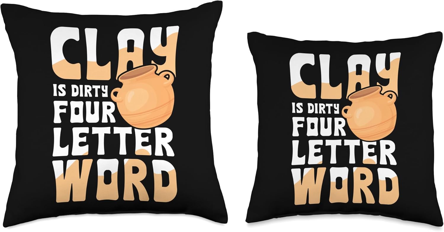 Pottery Clay Pitcher Craft Throw Pillow 18x18 Multicolor