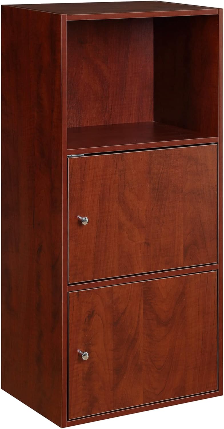 Convenience Concepts Xtra Storage 2-Door Cabinet Cherry