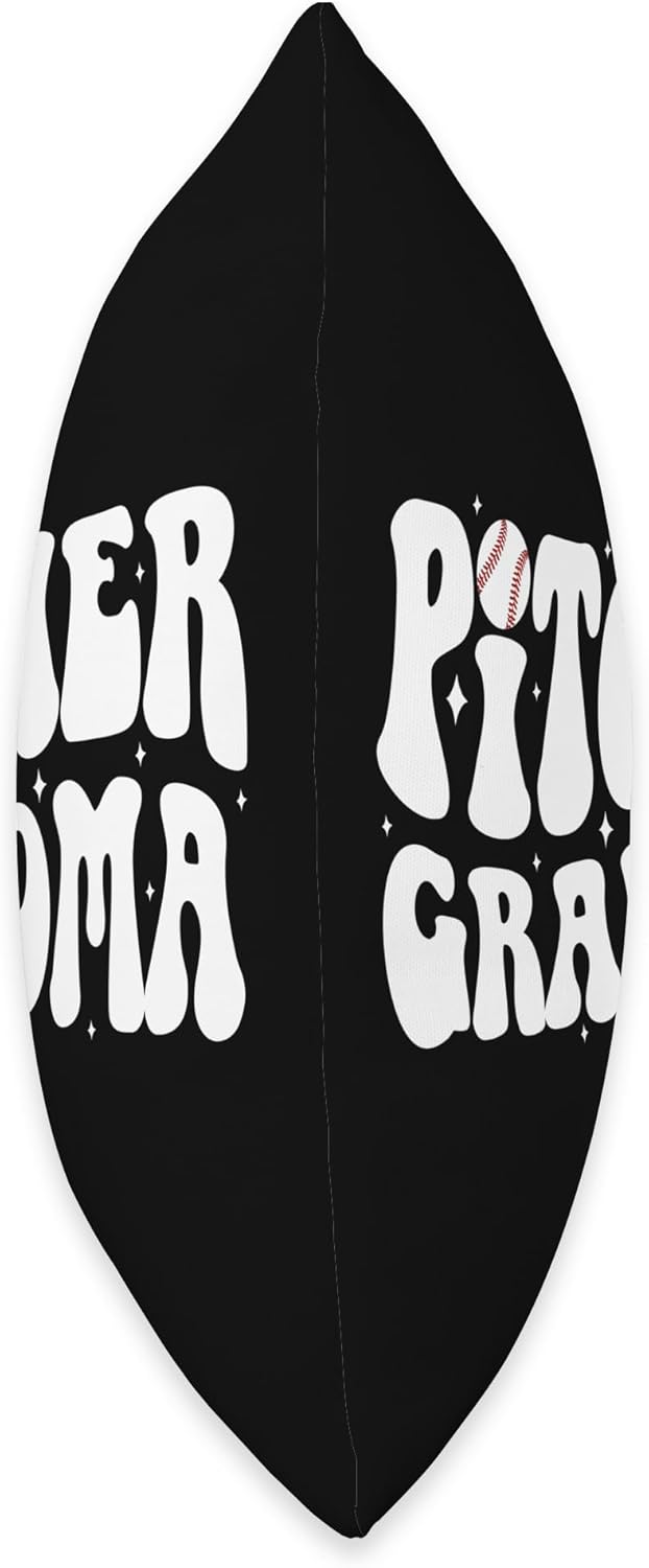 Baseball Pitcher Grandma Throw Pillow for Mothers Day