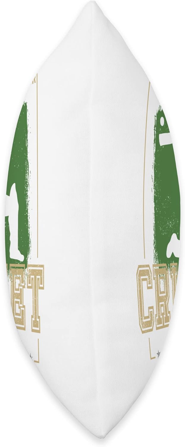 Cricket Batsman Vintage Throw Pillow for Coaches and Players 1