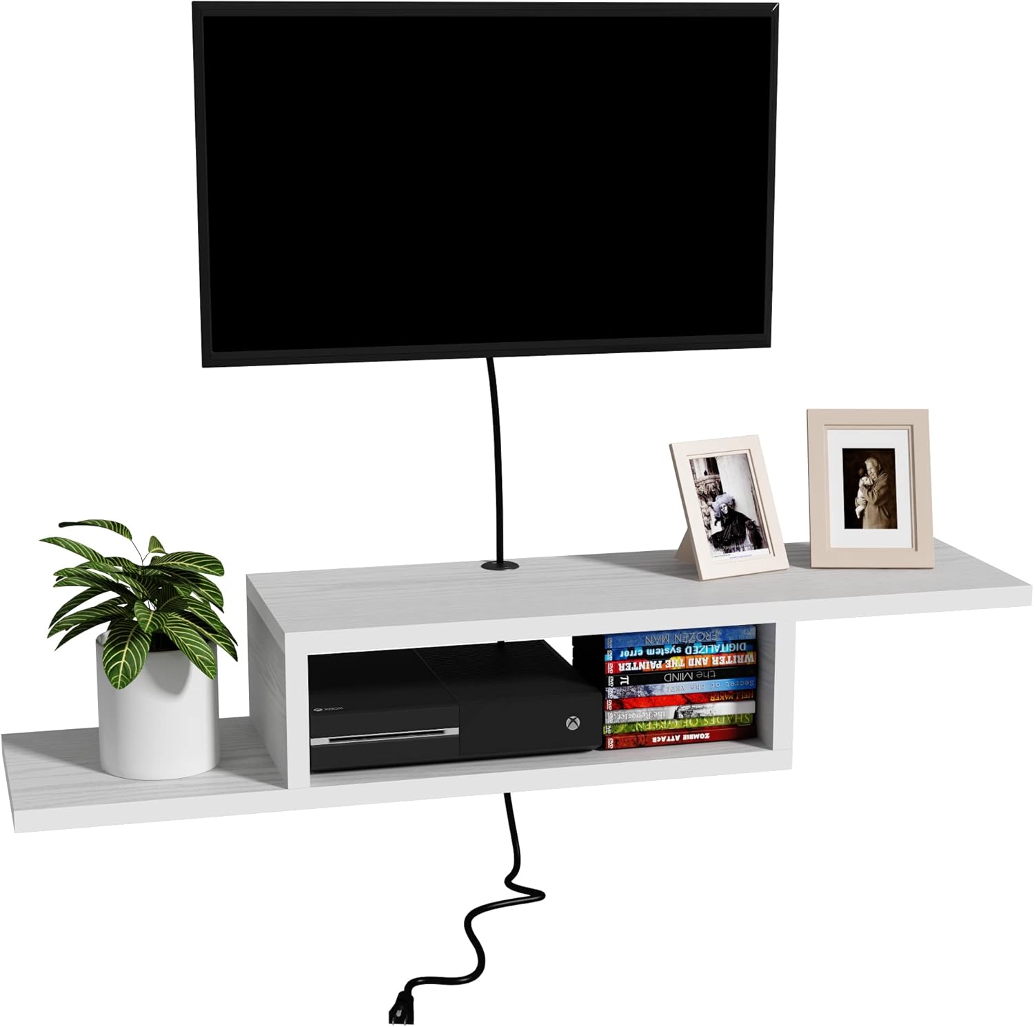 ChooChoo Floating TV Stand Shelf Wall Mount Entertainment Center