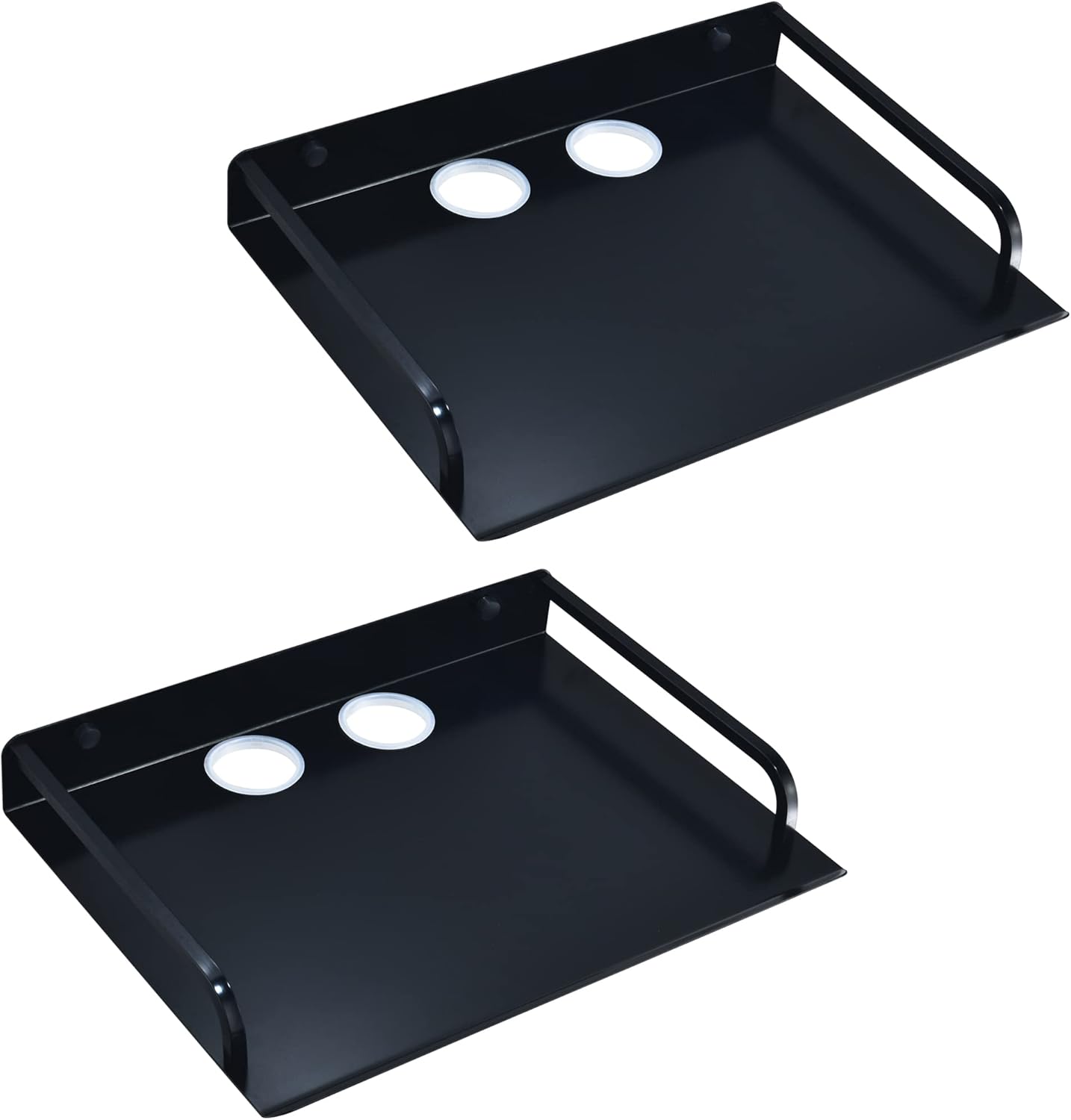 Floating Shelves for AV Devices - 2PCS Metal Mount Shelf
