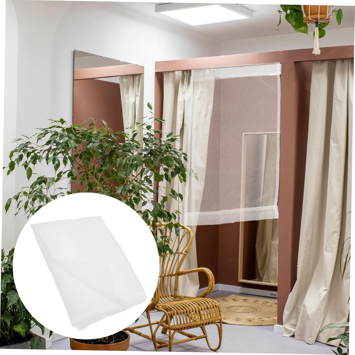 Ciieeo Doorway Gauze Curtain for Home Partition