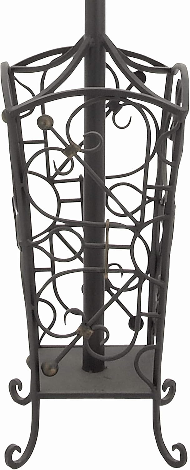 Deco 79 56471 Black Iron Coat Rack