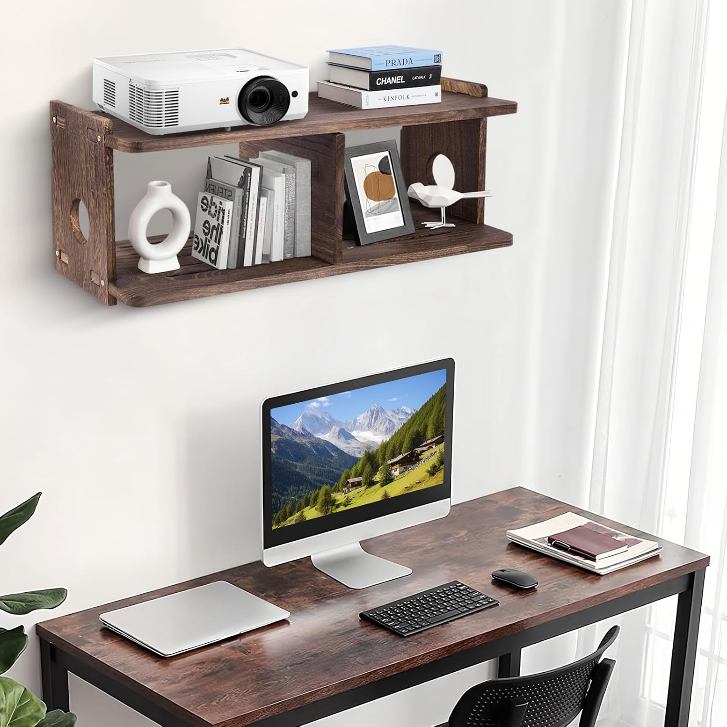 Floating Shelf for TV and Media Equipment