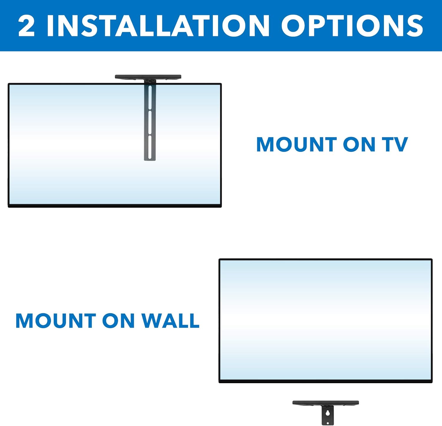 Mount-It TV Shelf Wall Mount Floating 66 lbs
