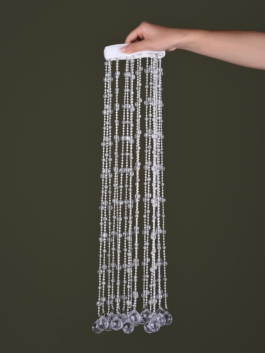 Crystal Beaded Curtain 236 x 393 Inches 19 Strands Acrylic Door Divider