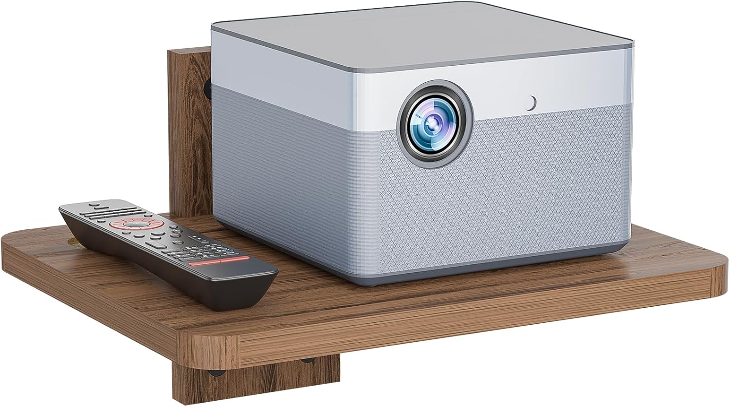 WALI Floating TV Shelf Wood 22lbs Heavy Duty Mount