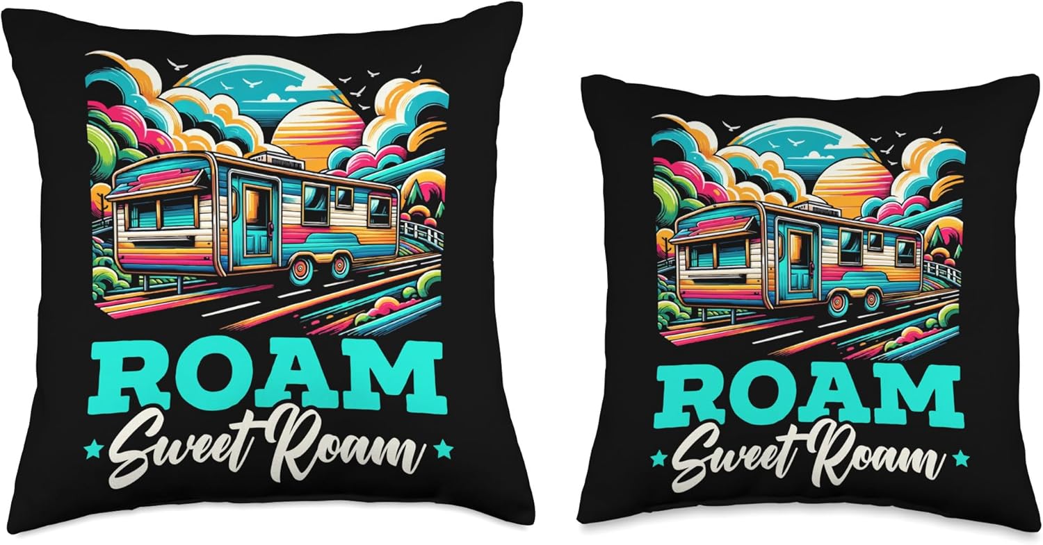 Mobile Home Throw Pillow for Motorhome Trailers