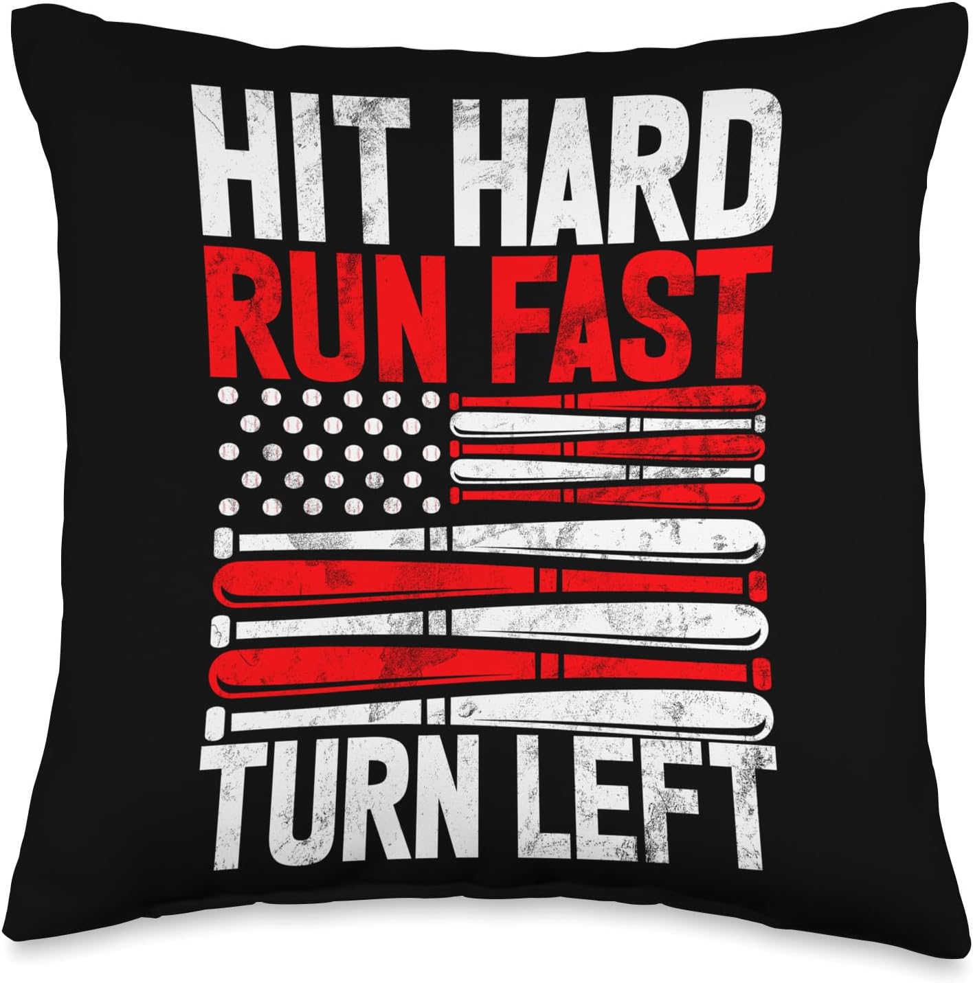 Baseball Pitcher Throw Pillow with Funny Design 1