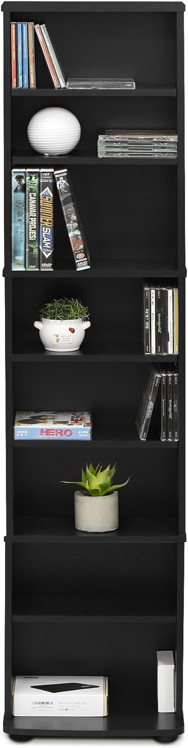 Furinno Jaya Space Saving Storage Tower Espresso