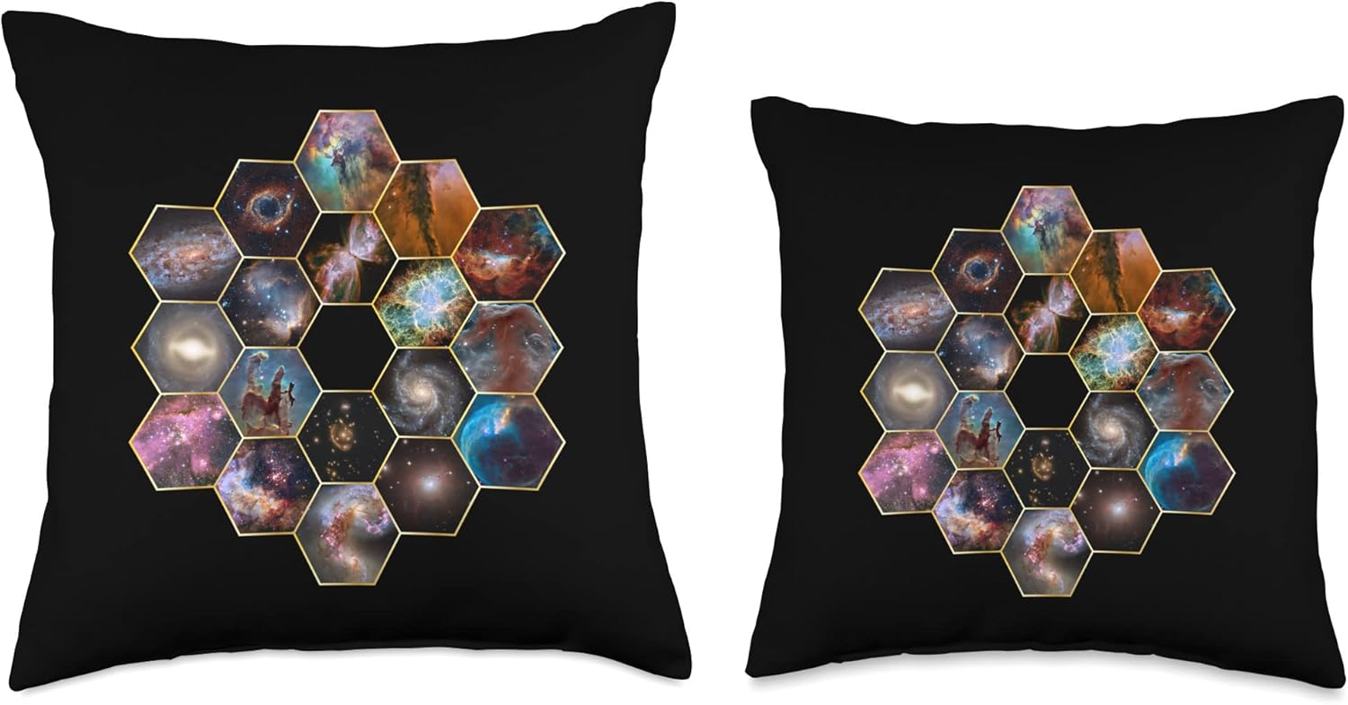 James Webb Space Telescope Throw Pillow
