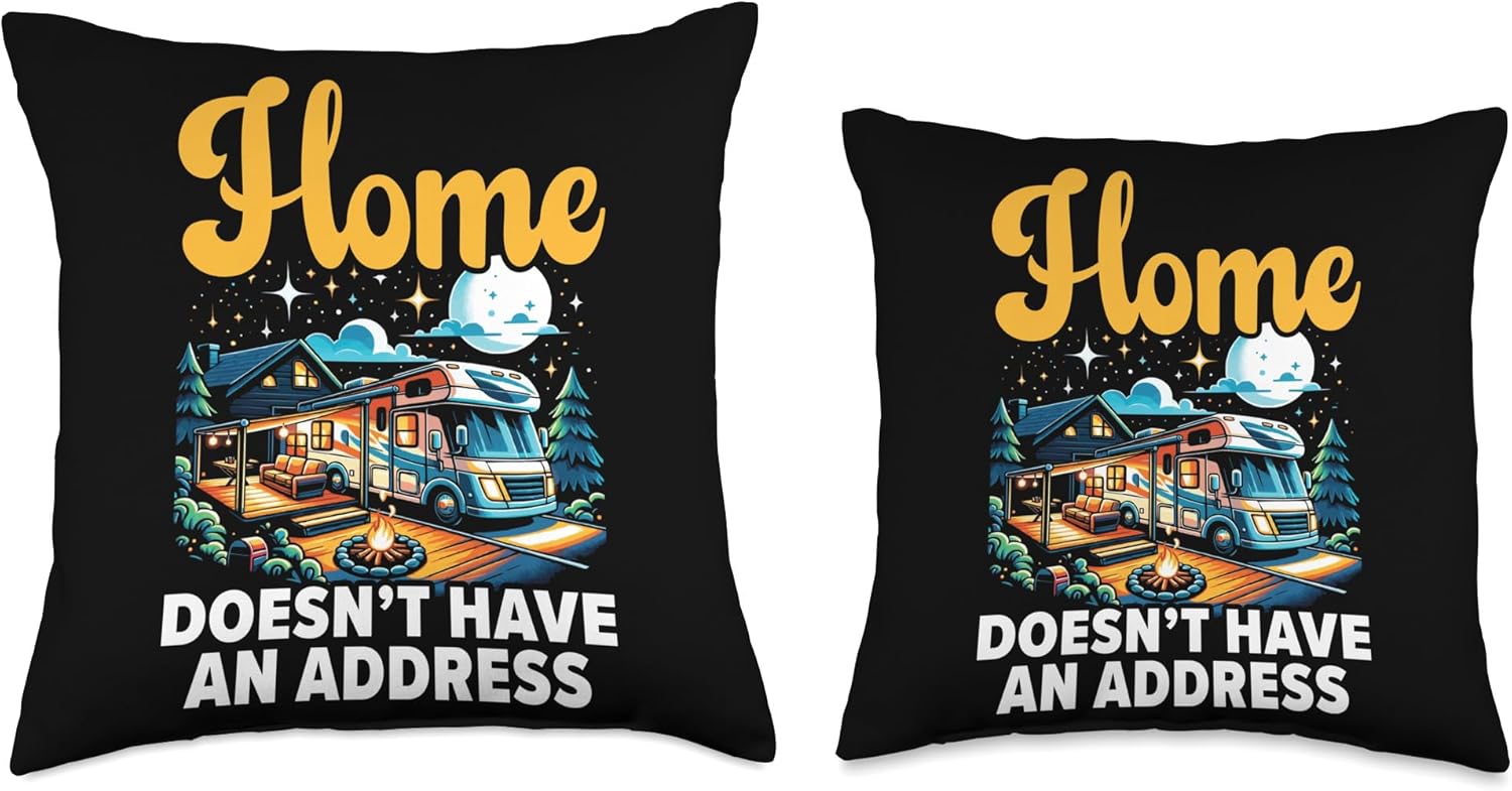 Mobile Home Throw Pillow for Motorhome Living 1
