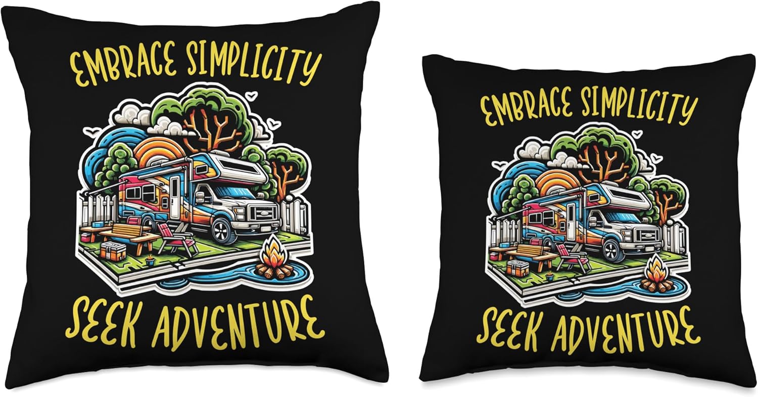 Mobile Home Throw Pillow for Motorhome and Trailer Parks 1