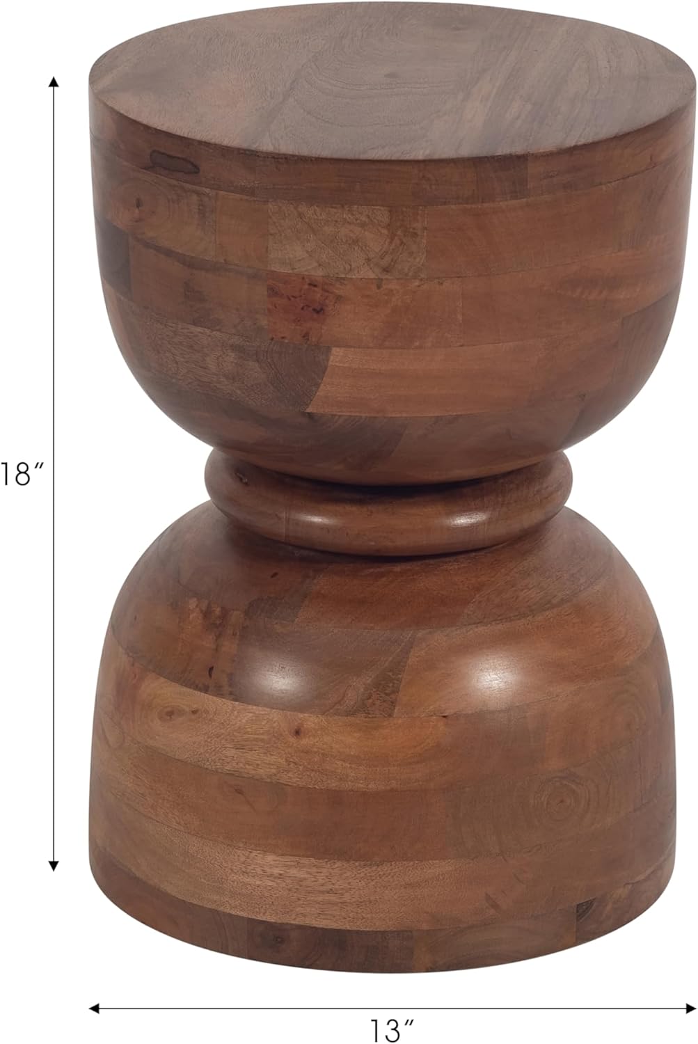 Sagebrook Home Brown Mango Wood Accent Table