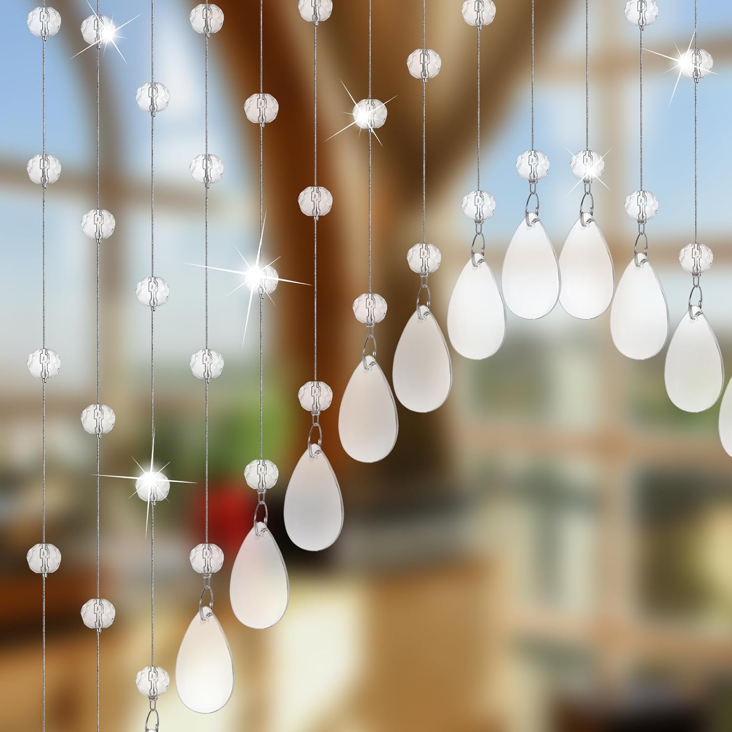 20 Strings Crystal Beaded Curtain for Door and Window